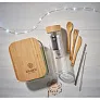 TUNDRA LUNCHBOX Glass lunchbox with bamboo lid