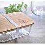 TUNDRA LUNCHBOX Glass lunchbox with bamboo lid