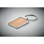 BENDIGO Rectangular key ring bamboo