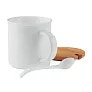 KENYA Porcelain mug with spoon