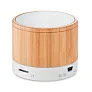 ROUND BAMBOO okrugli bluetooth zvučnik od bambusa