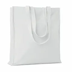 Cotton shopping bag w/ gusset