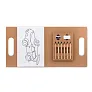 FOLDER2 GO Colouring set with 6 pencils