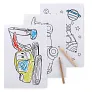 FOLDER2 GO Colouring set with 6 pencils