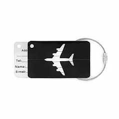 Aluminium luggage tag