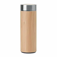 metalna termos boca prekrivena bambusom, 400 ml
