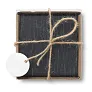 SLATE4 Slate coasters with EVA bottom