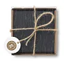 SLATE4 Slate coasters with EVA bottom