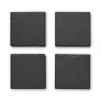 SLATE4 Slate coasters with EVA bottom