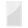 BADGO Transparent badge 7,5cmx12,5cm