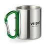 TRUMBO Metal mug & carabiner handle