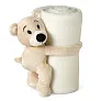MANTA Fleece blanket with bear