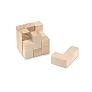 TRIKESNATS Wooden puzzle in cotton pouch