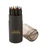 BLOCKY Black colouring pencils