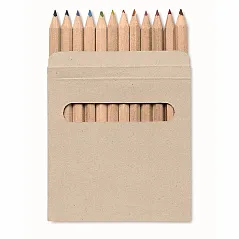 12 coloured pencils set