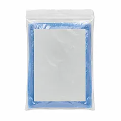 Foldable raincoat in polybag