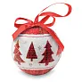 SNOWY Christmas bauble in gift box