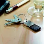 COLUMBUS PU and metal key ring