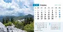  "NACIONALNI PARKOVI HRVATSKE" 13 sheets, format: 20,5x14,5 cm, desk calendar, envelope, P/50