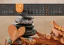  "JUST RELAX" color calendar
