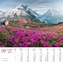  "ČARI PRIRODE" color calendar