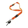  Polyester (300D) lanyard and key holder Bobbi