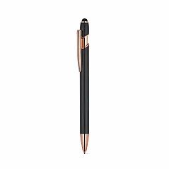 Ballpoint pen made from recycled aluminium (100% rAL), with a matt finish and blue ink