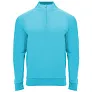 Epiro long sleeve unisex quarter zip sweatshirt - Roly