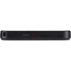 5000 mAh recycled plastic magnetic power bank with lanyard