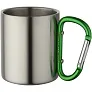 Alps metalna šalica s karabinerom 200 ml - Bullet