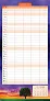  "OBITELJSKI PLANER 2027" 13 list., dim: 30,5x67cm,  PVC vrećica, P/50, color kalendar