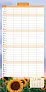  "OBITELJSKI PLANER 2027" 13 list., dim: 30,5x67cm,  PVC vrećica, P/50, color kalendar