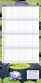  "OBITELJSKI PLANER 2027" 13 list., dim: 30,5x67cm,  PVC vrećica, P/50, color kalendar