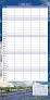  "OBITELJSKI PLANER 2027" 13 list., dim: 30,5x67cm,  PVC vrećica, P/50, color kalendar