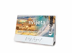 "BISERI SVIJETA" 13 list., dim: 20,5x14,5 cm, stolni kalendar, koverta, P/50
