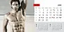  "MASCULINE" 13 sheets, format: 20,5x14,5 cm, desk calendar, envelope, P/50