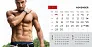  "MASCULINE" 13 sheets, format: 20,5x14,5 cm, desk calendar, envelope, P/50