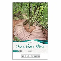 "ŠUME, VODE I MORE" color calendar