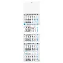  Business calendar 5-part BLUE/GREY