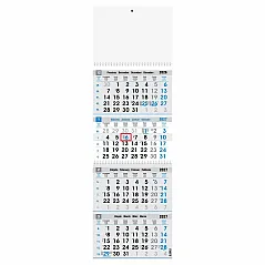 "Poslovni PLAVO-SIVI" četverodijelni kalendar