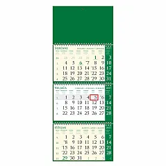 "Poslovni SIRIO Pino Verde zeleni" trodjelni kalendar