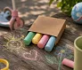 Orville Cardboard box with chalk