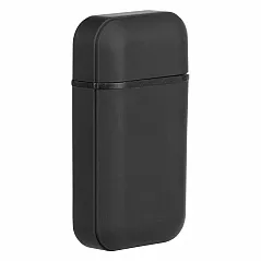 Plastic electronic lighter with double turbo flame