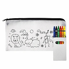 Pencil case with crayons - BRUNO