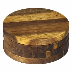 Wooden coaster set, 4/1 - CASTELLI