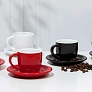 MOMENTO C MINI Keramička šalica i tanjurić za espresso, 100 ml