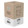 LARS Keramička šalica s dijelovima od bambusa, 340 ml
