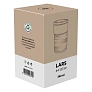LARS Keramička šalica s dijelovima od bambusa, 340 ml
