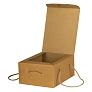 CORDINI Three-layer self-assembling gift box with cord handles
