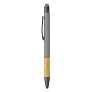 TITANIUM TOUCH BAMBOO Metal touch ballpoint pen